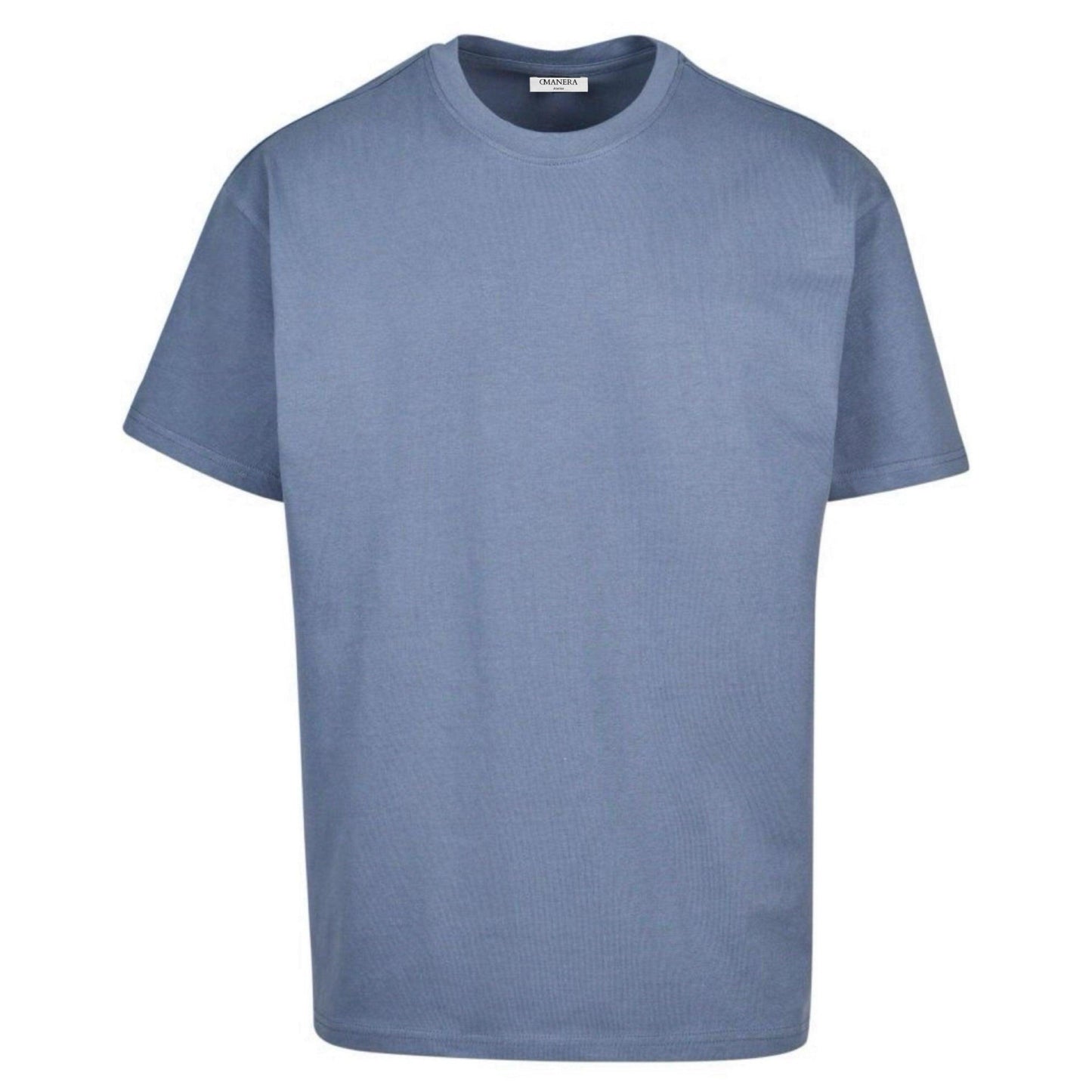 RUBBER Oversize T-Shirt Vintage Blue - DMANERA Atelier