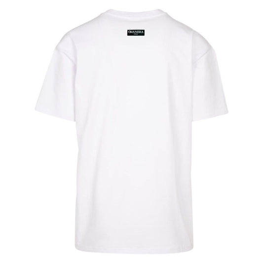 RUBBER Oversize T-Shirt White - DMANERA Atelier