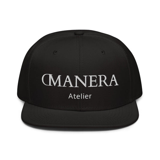 Snapback Cap Black/White - DMANERA Atelier