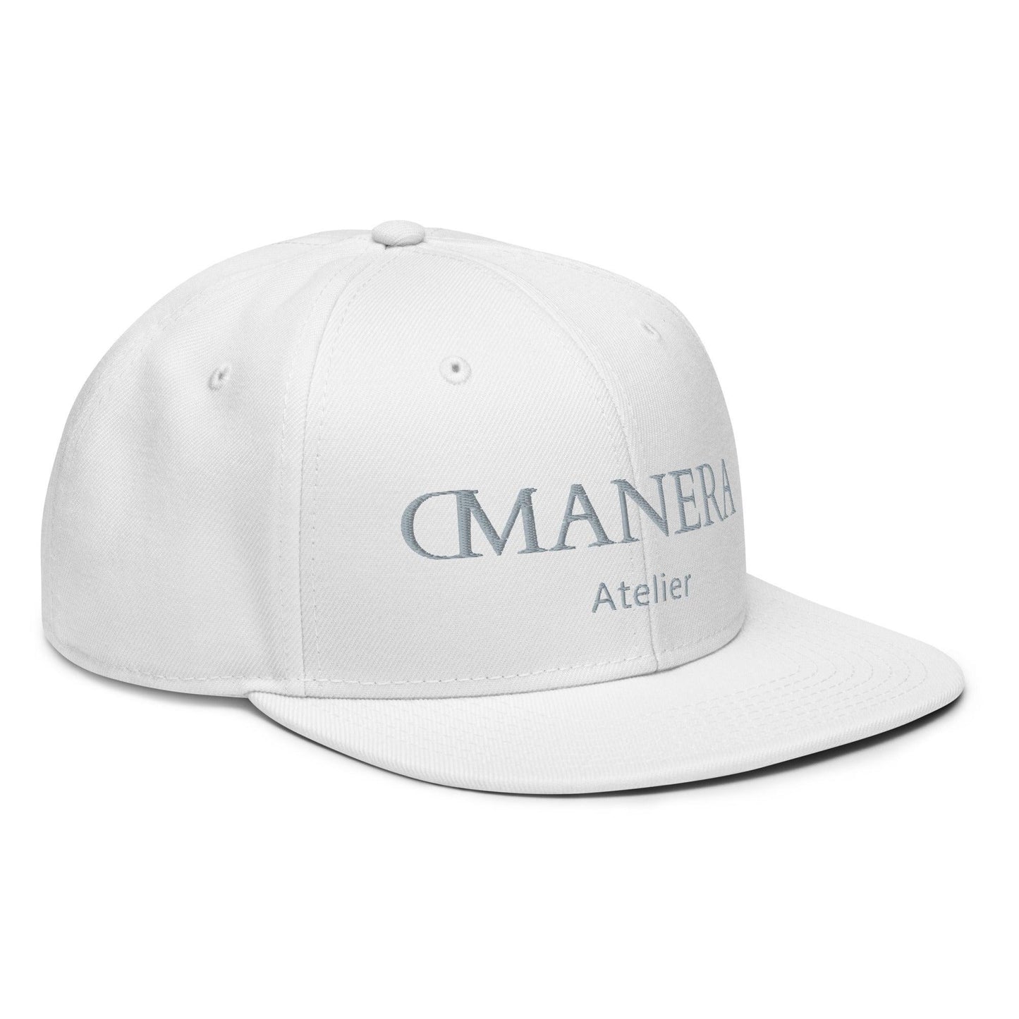 Snapback Cap White/Grey - DMANERA Atelier