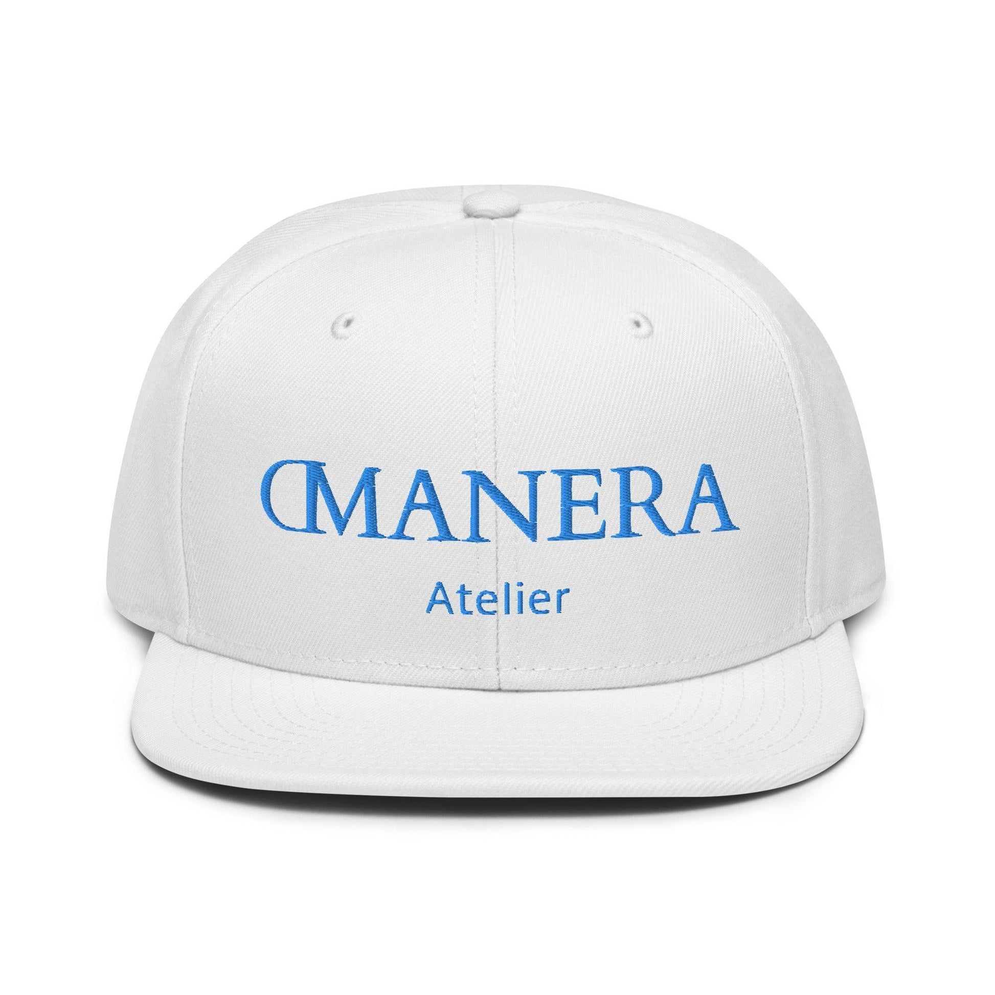 Snapback Cap White/Ice - DMANERA Atelier