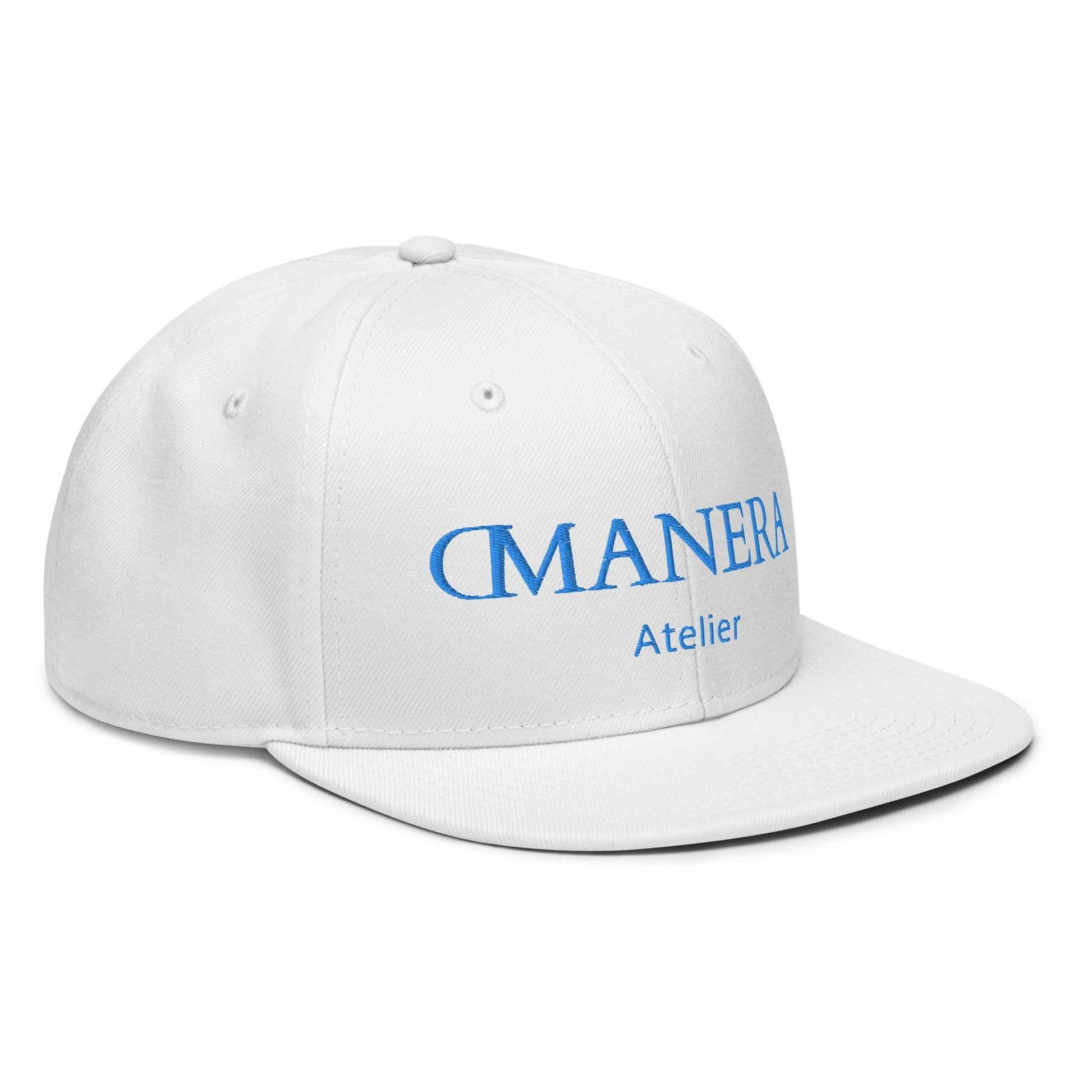 Snapback Cap White/Ice - DMANERA Atelier