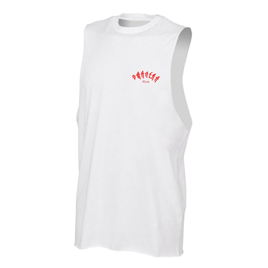 Tank Top White/Red - DMANERA Atelier