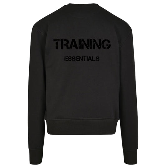 Training Sweatshirt All Black - DMANERA Atelier