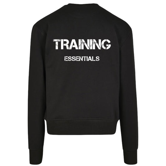 Training Sweatshirt Black/White - DMANERA Atelier