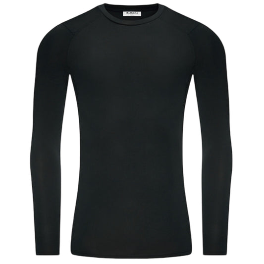 Training Tech Longsleeve RAW Black - DMANERA Atelier